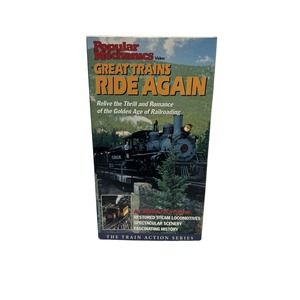 Great Trains Ride Again VHS Popular Mechanics rare